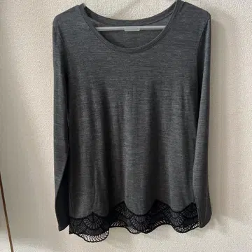 미사용품 COMME CA DU MODE 긴팔 T셔츠 11호 그레이