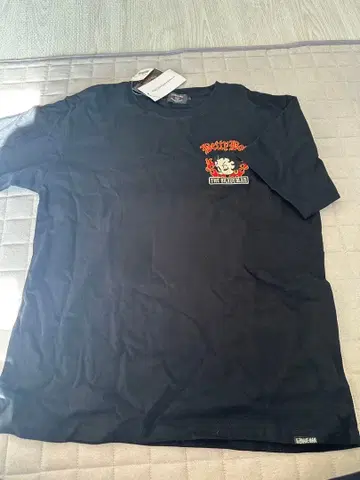 베티 붑 바이커 T셔츠 L 블랙 베티짱