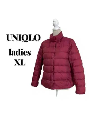 UNIQLO 유니클로 울트라 라이트 다운 자켓 크림슨 XL 여성용