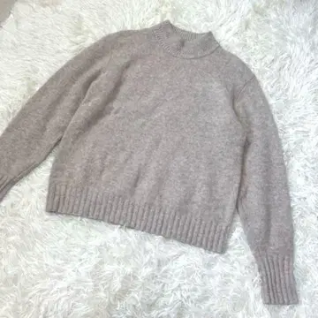 [ 콩트와르 데코토니에 ] 하이넥 캐시미어 스웨터 모카 유니클로 새상품급