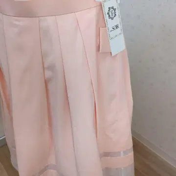 SOIR 플레어 스커트 핑크