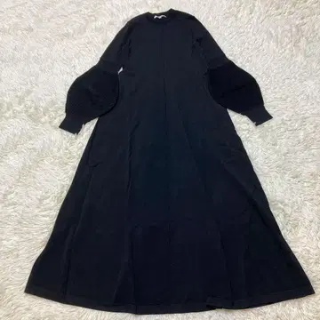 SALE 컨디션 최상 UN3D. BALLOON SLEEVE KNIT OP