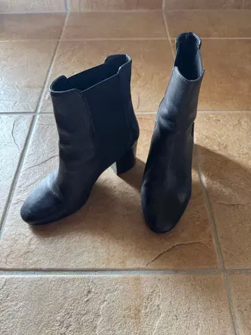 파비오 루스코니 FABIORUSCONI 블랙 사이드 고어 부츠