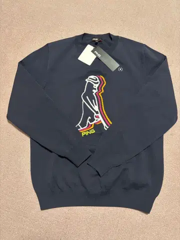 PING 네이비 스웨터 L 사이즈 택 포함 새상품