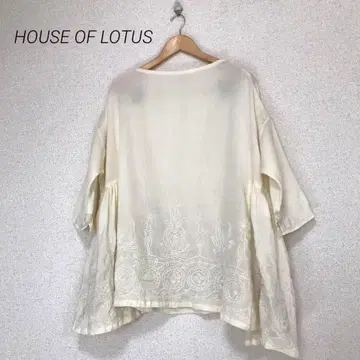 HOUSE OF LOTUS 자수 울 블라우스 튜닉