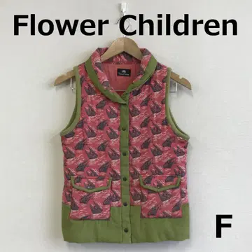 C1104A10 [ Flower Children ] 코튼 퀼팅 베스트