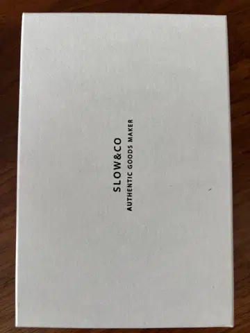 SLOW&CO 명함지갑 브라운 하비 가죽