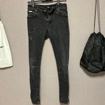 REPRESENT 스키니 청바지 빈티지 블랙 29