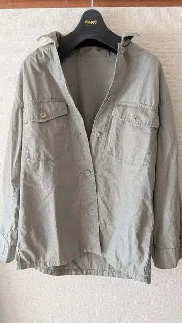 카키 밀리터리 셔츠