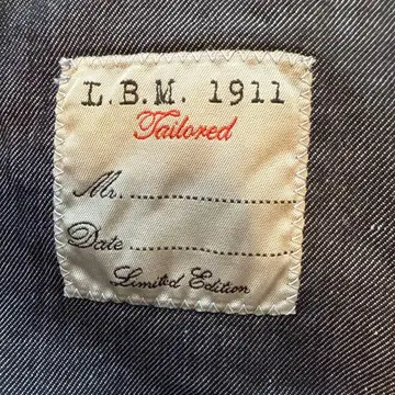 I.B.M. 1911 테일러드 자켓 한정판