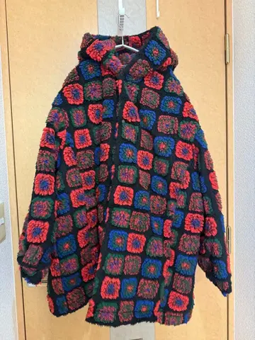 마운틴 오버 사이즈 보아 자켓 그래니 스퀘어