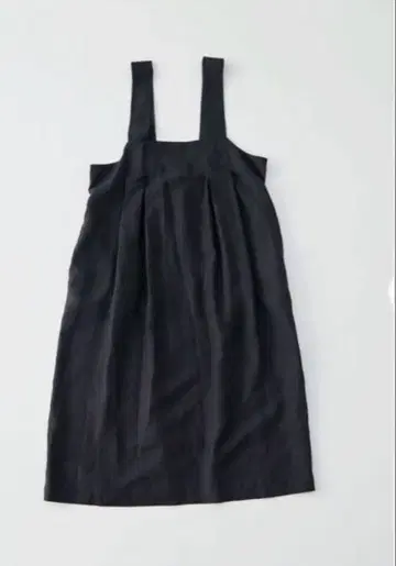 nestrobe 린넨 박스 멜빵 원피스