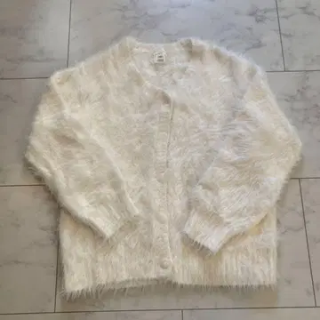 젤라또피케 화이트 가디건 긴팔