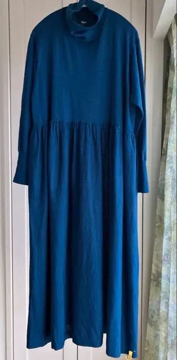 로와지르 니트 롱 원피스 울 100% 기장 약 127cm