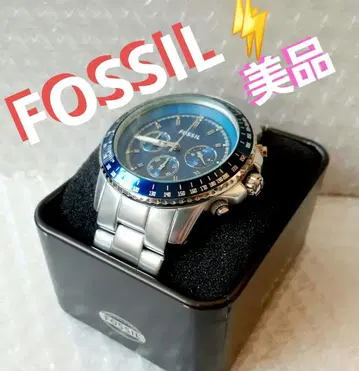 컨디션 최상 FOSSIL 양호 [경량] 남성용 손목시계 BOX 포함