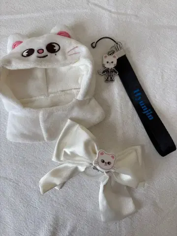 스키즈 지니레트 응원봉 커버, 키링, 응원봉 리본 세트