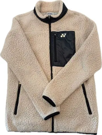 YONEX 플리스 자켓 베이지