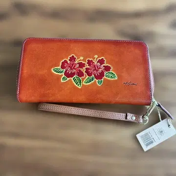 새상품 하와이안 가죽 장지갑