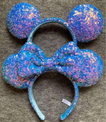 디즈니 스팽글 머리띠 오로라 스카이블루 핑크 파랑 묶음 판매