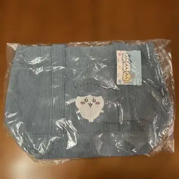 치이카와 시마무라 콜라보 하치와레 코듀로이 토트백