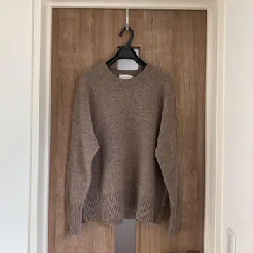 베이스 스톡 울 혼방 크루넥 풀오버