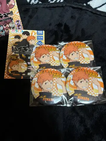 하이큐!! 칼라팔레트 캔뱃지 뒤돌아보기 히나타 쇼요