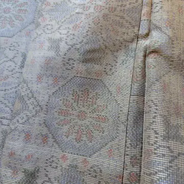 오시마 명주 도중저 족강금 무늬