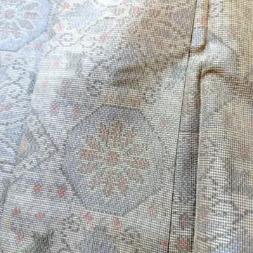 오시마 명주 도중저 족강금 무늬