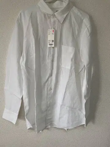 [ 새상품 ] UNIQLO 프리미엄 린넨 셔츠 XL 화이트