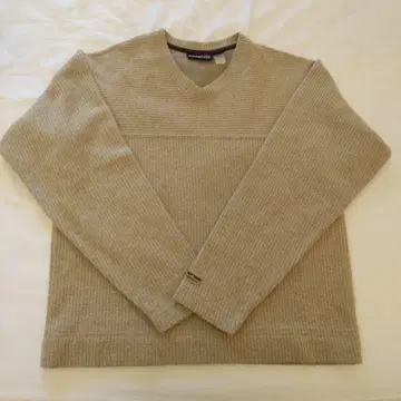 patagonia V넥 스웨터 S 베이지