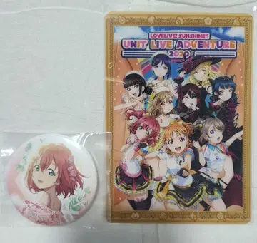 러브 라이브 쿠로사와 루비 루비 캔뱃지 FLOWER 클리어 카드 유닛