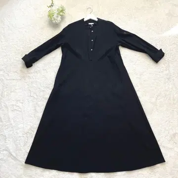 온워드 23구 R 긴팔 셔츠 원피스 블랙 38