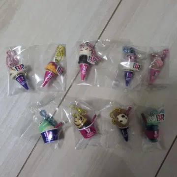 서티원 아이스크림 마스코트 포함 구미 2종 (총 9가지) 컴플리트 세트