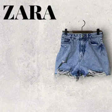 숏팬츠 ZARA 청바지 S 데미지 가공 여성용