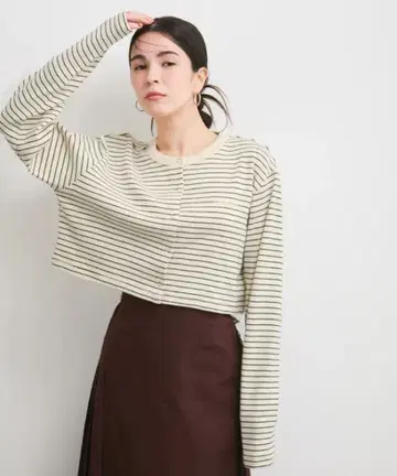 Healthknit 별주 크롭 가디건