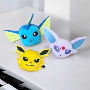 포켓몬 페이스 봉제 인형 클립 3종 세트