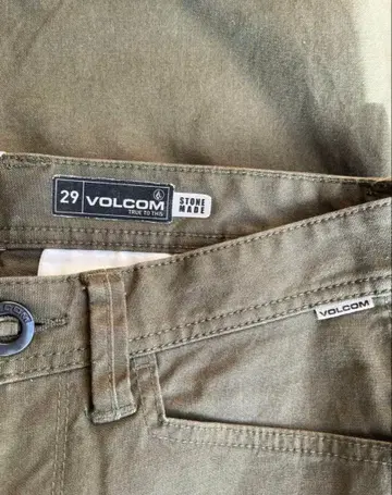 VOLCOM 볼컴 치노 팬츠 29 올리브 남성용 스케이터 서프