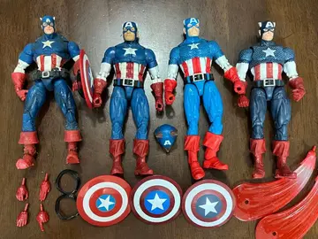 마블 레전드 캡틴 아메리카 4체 세트