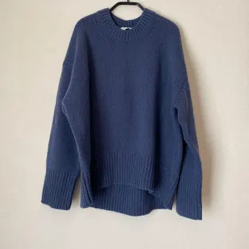 갸루리 비 파인 울 크루넥 풀오버 사이즈 S 네이비