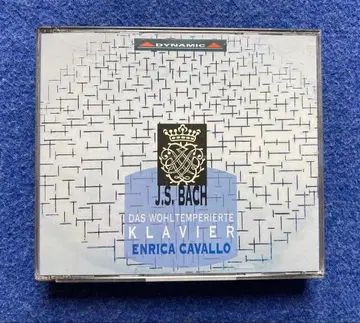 [ 4CD ] 바흐 평균율 클라비어 곡집 엔리카 카발로
