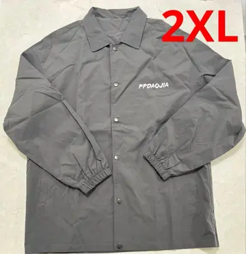PPDAOJIA 나일론 자켓 다크 그레이 2XL 남성용 한국 가을 겨울