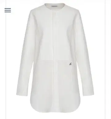 매디슨 블루 노카라 옥스퍼드 셔츠 흰색 화이트 01