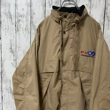 C2682 Tri-Mountain 나일론 자켓 자수 미국 빈티지 의류