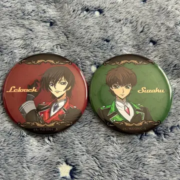코드기어스 를르슈 스자쿠 트레이딩 캔뱃지 75mm 2개 세트