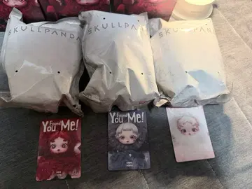 SKULLPANDA 봉제 인형 3개 세트