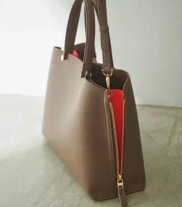 ROPE [ E'POR ] Y BAG Medium (사이드 지퍼 토트백)