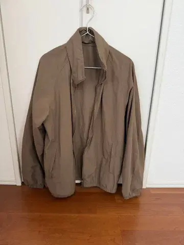 베이지 나일론 자켓 L 무인양품 카키