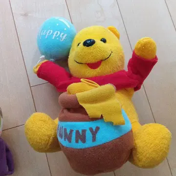 곰돌이 푸 봉제 인형 허니 포트 포함