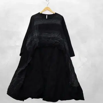 제이미 갈슨 크루넥 긴팔 풀오버 울 원피스 F