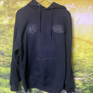 XLARGE 블랙 후드티 M